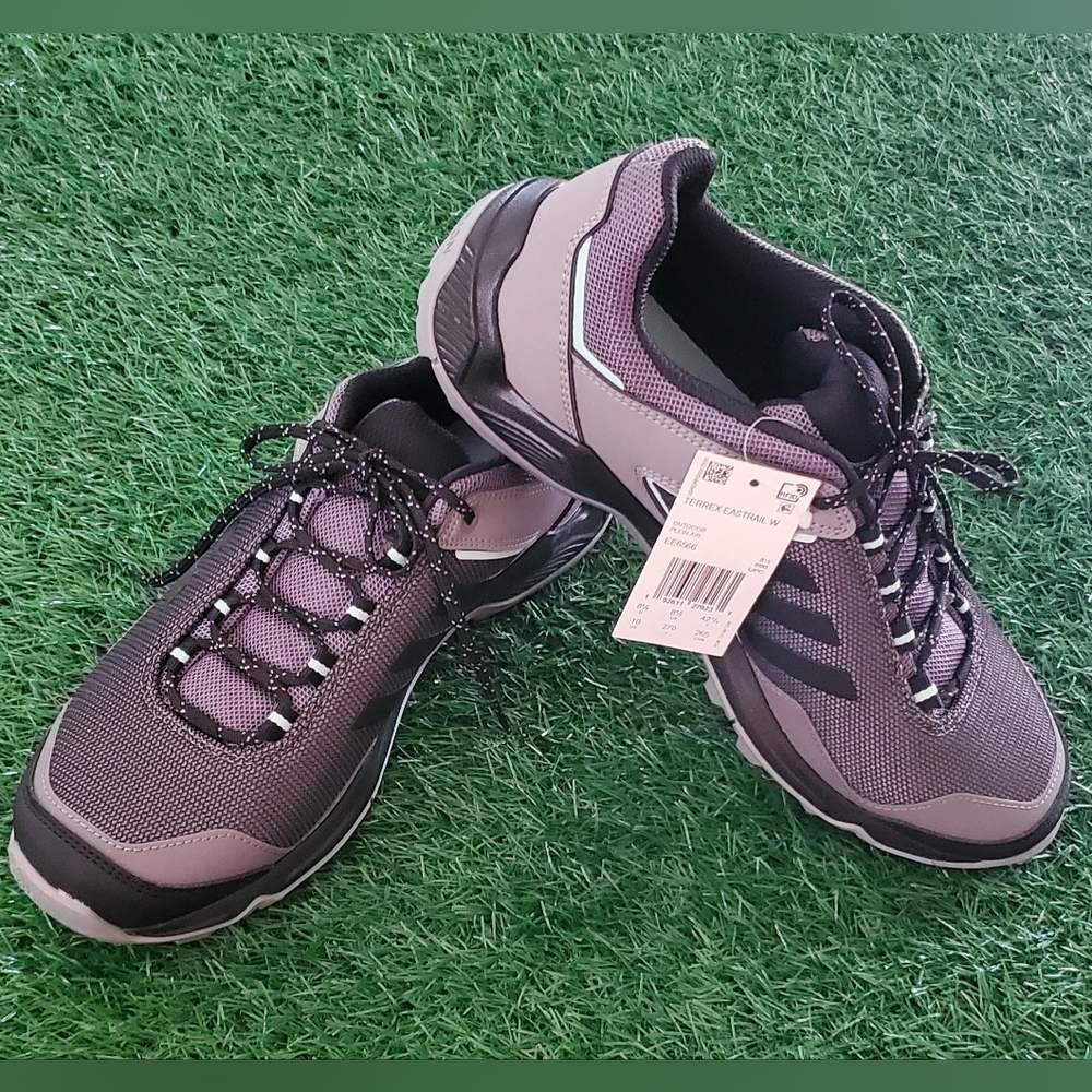 Adidas Terrex Eastrail Women's Hiking Shoe Sneakers - Black and Gray Size 10